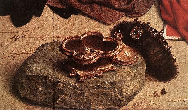 GOES, Hugo van der Monforte Altarpiece (detail) oil painting image